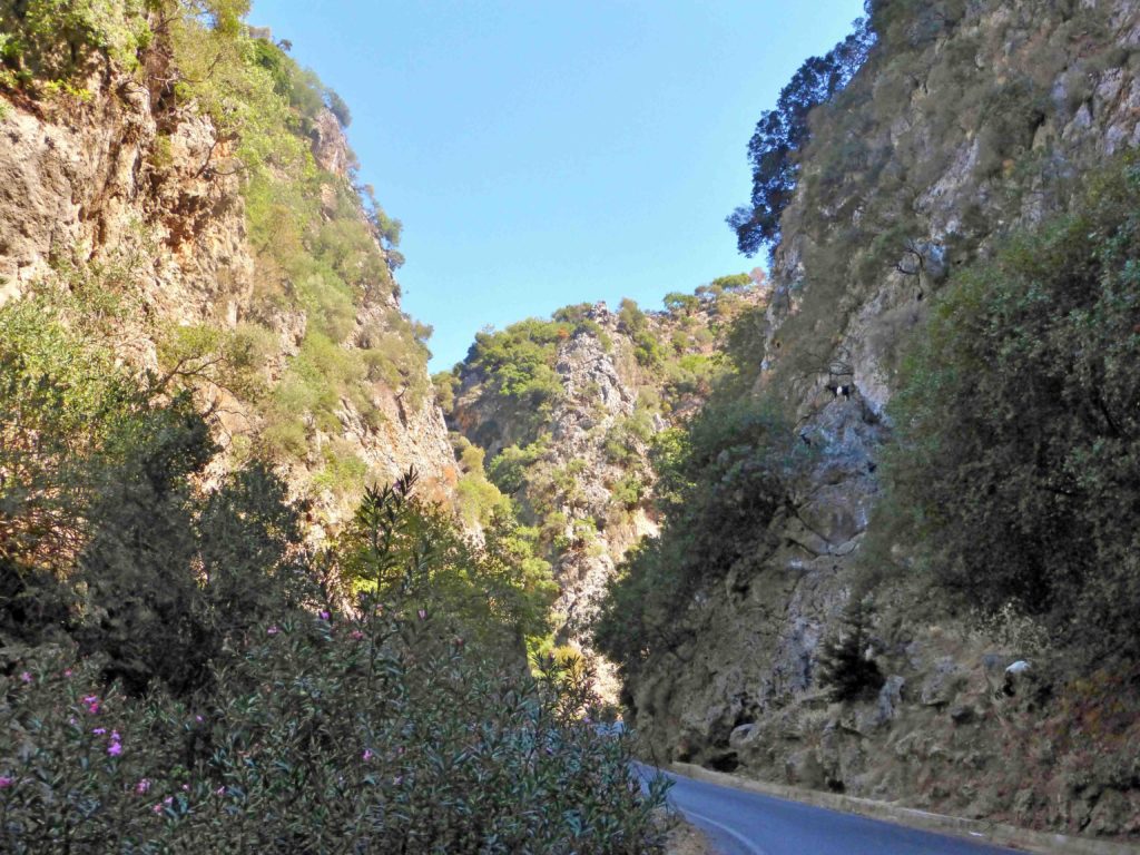 Theriso Gorge - accessible only by car