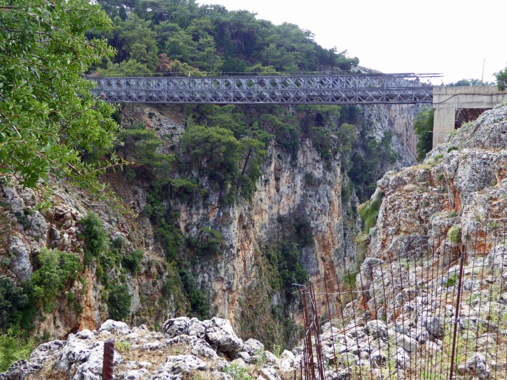 Bridge over the Aradhena gorge